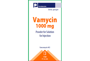 VAMYCIN 1000 mg IV enjeksiyon için liyofilize toz içeren flakon (1 flakon) kutu görseli