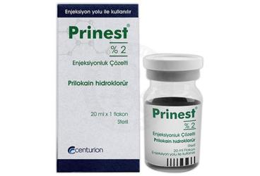 PRINEST %2 enjeksiyonluk çözelti (20 ml) kutu görseli