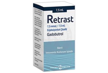 RETRAST 7.5 mmol/ 7.5 ml enjeksiyonluk çözelti kutu görseli