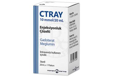 CTRAY 10 mmol/20 ml enjeksiyonluk çözelti kutu görseli