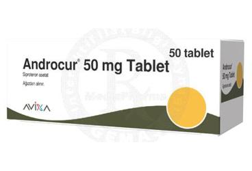 ANDROCUR 50 mg tablet (50 tablet) kutu görseli