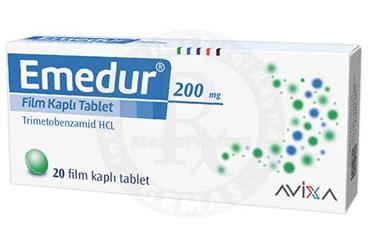 EMEDUR 200 mg film kaplı tablet (20 tablet) kutu görseli