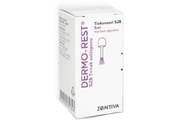 DERMO-REST %28 TIRNAK çözeltisi (5 ml) kutu görseli