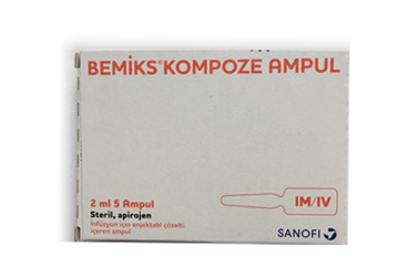 BEMIKS kompoze ampül kutu görseli