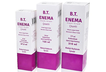 B.T ENEMA çözelti (210 ml) kutu görseli