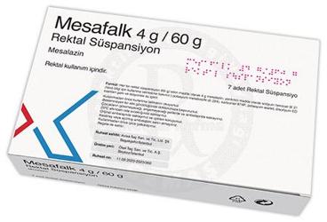 MESAFALK 4 G/60 G rektal süspansiyon (7 adet) kutu görseli