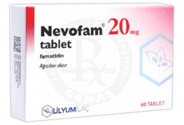 NEVOFAM 20 mg 60 tablet { Lilyum İlaç } kutu görseli