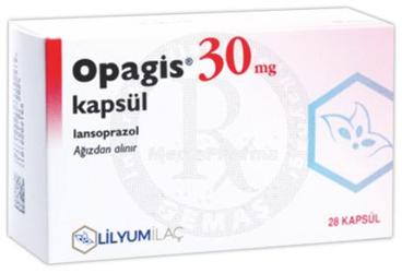 OPAGIS 30 mg 28 mikropellet kapsül { Lilyum İlaç } kutu görseli