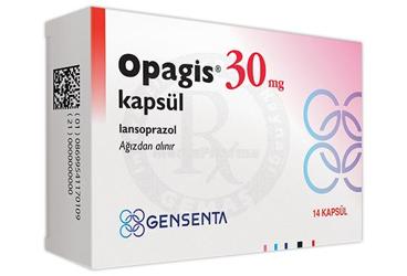 OPAGIS 30 mg 14 kapsül { Lilyum İlaç } kutu görseli