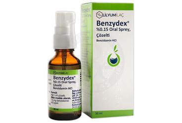 BENZYDEX %0.15 sprey çözelti (1 şişe 30 ml) kutu görseli