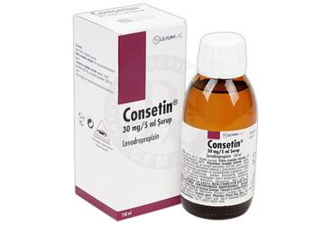 CONSETIN 30mg/5ml şurup { Lilyum İlaç } kutu görseli