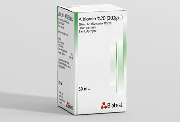 ALBIOMIN %20 50 ml IV infüzyonluk çözelti kutu görseli