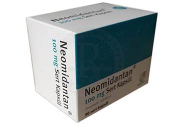 NEOMIDANTAN 100 mg sert kapsül (50 kapsül) kutu görseli