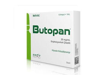 BUTOPAN 20 mg/ml enj. çöz. içeren 100 ampül { Stot Pharma } kutu görseli