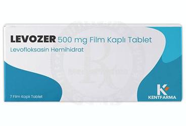 LEVOSASIN 500 mg film kaplı tablet (7 tablet) kutu görseli