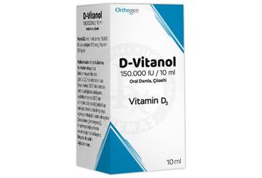 D-VITANOL 150000 IU / 10ml oral damla çözelti (1 adet) kutu görseli
