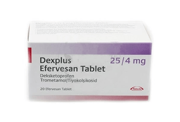 DEXPLUS 25/4 mg 20 efervesan tablet { Acino } kutu görseli
