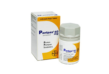 PANTPAS 40 mg enterik kaplı tablet (14 tablet) kutu görseli