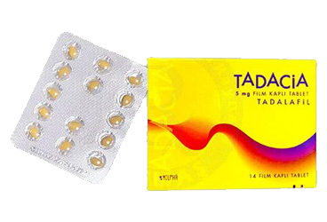 TADACIA 5 mg film kaplı tablet (28 adet) kutu görseli