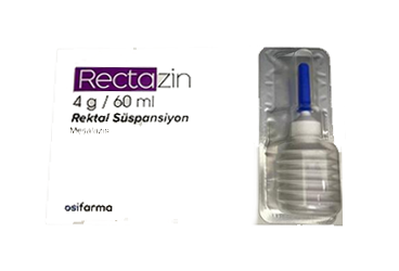 RECTAZIN 4 G/60 ml rektal süspansiyon (7 adet) kutu görseli