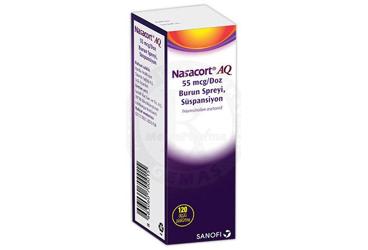 NASACORT AQ 55 mcg/doz burun spreyi süspansiyon kutu görseli