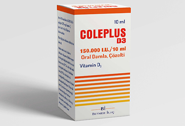 COLEPLUS D3 150.000 I.U./10 ml oralDAMLA çözelti kutu görseli