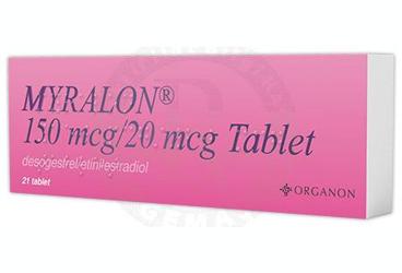 MYRALON 150 mcg/20 mcg tablet kutu görseli