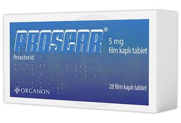 PROSCAR 5 mg film kaplı tablet (28 tablet) kutu görseli