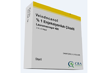 VEINDOCANOL %1 enjeksiyonluk çözelti kutu görseli