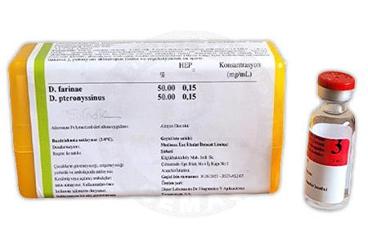 ALLERMUNE POLYMERIZED D PTERONYSSINUS + D FARINAE 0.15 HEPD/0.15 HEPD enjeksiyonluk çözelti (devam) kutu görseli