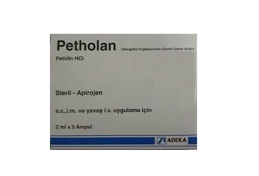 PETHOLAN 100 mg/2 ml enjeksiyonluk çözelti (5 adet) kutu görseli