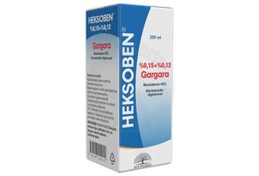 HEKSOBEN %0.15/0.12 gargara (200 ml) kutu görseli