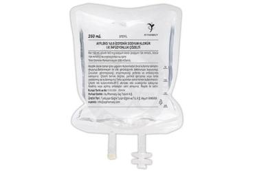 AYFLEKS %0.9 izotonik Sodyum Klorür I.V infüzyonluk çözelti 250 ml.setsiz kutu görseli