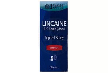 LINCAINE %10 sprey çözelti (50 ml) kutu görseli