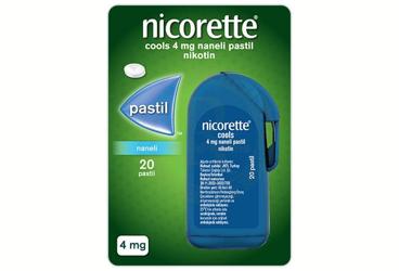 NICORETTE COOLS 4 mg naneli pastil (20 adet) kutu görseli