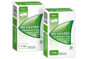 NICORETTE FRESHMINT 4 mg 30 naneli SAKIZ kutu görseli