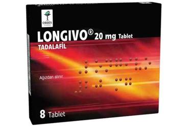 LONGIVO 20 mg 8 film tablet kutu görseli