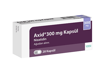 AXID 300 mg 28 kapsül kutu görseli