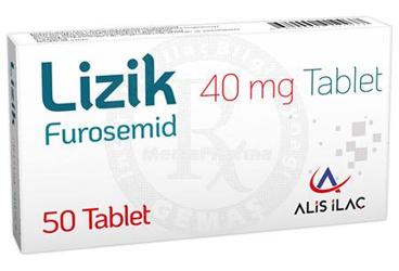 LIZIK 40 mg tablet (50 tablet) kutu görseli