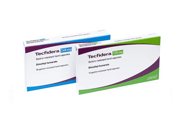 TECFIDERA 120 mg enterik sert kapsül (14 kapsül) { Biogen } kutu görseli