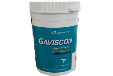 GAVISCON 500 mg 60 tablet kutu görseli