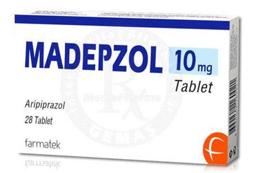 MADEPZOL 10 mg 28 tablet kutu görseli