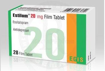 ESTILOM 20 mg 28 film tablet kutu görseli