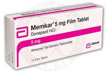 MEMKAR 5 mg 14 film tablet kutu görseli