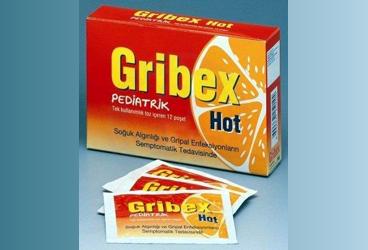 GRIBEX HOT PED. toz 12 poşet kutu görseli