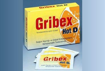 GRIBEX HOT- D toz 12 poşet kutu görseli
