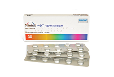 MINIRIN MELT 120 mcg oral liyofilizat 30 tablet kutu görseli