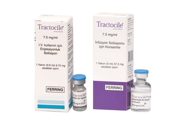 TRACTOCILE 7.5 mg/ml enjeksiyonluk solüsyon için konsantre 5 ml 1 flakon kutu görseli