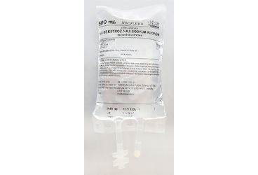 NEOFLEKS %5 DEKSTROZ %0.2 Sodyum Klorür sudaki solüsyonu 500 ml PP torba setli kutu görseli