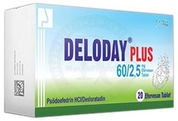 DUADES 60/2.5 mg 20 efervesan tablet kutu görseli